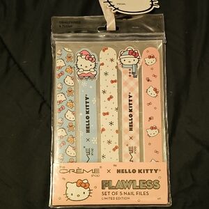 Hello Kitty Flawless Nail Files Set - Pink, Blue, White